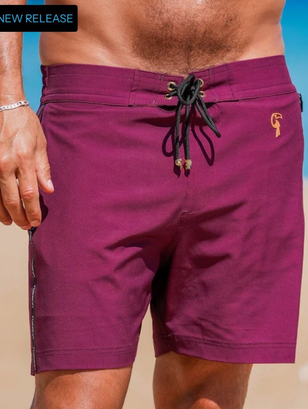Tucann Merlot Swim Trunks - 5"
